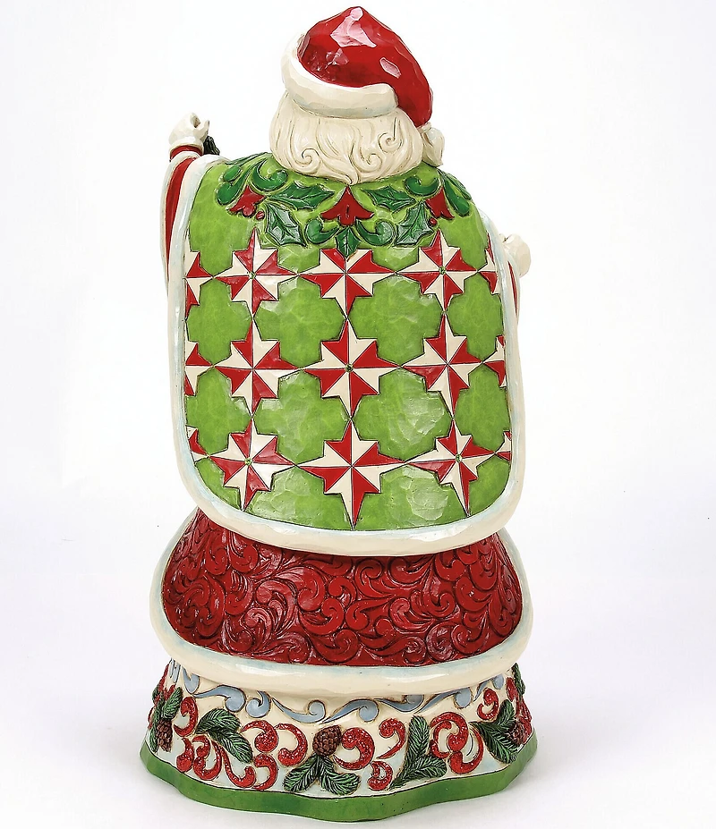 Jim Shore Heartwood Creek Collector Edition Santa with Bells Figurine