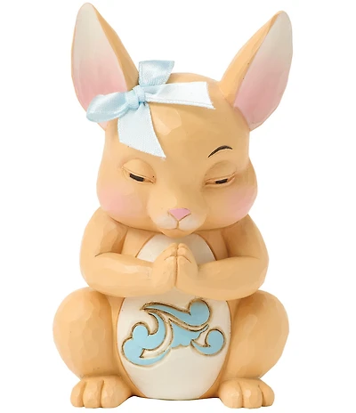 Jim Shore Heartwood Creek Easter Collection Praying Bunny Figurire