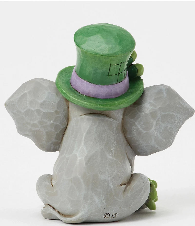 Jim Shore Heartwood Creek Elephant with Clover Figurine