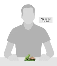 Jim Shore Heartwood Creek Frog and Dragonfly on Lilypad Figurine