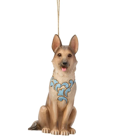 Jim Shore Heartwood Creek German Shepherd Dog Hanging Ornament