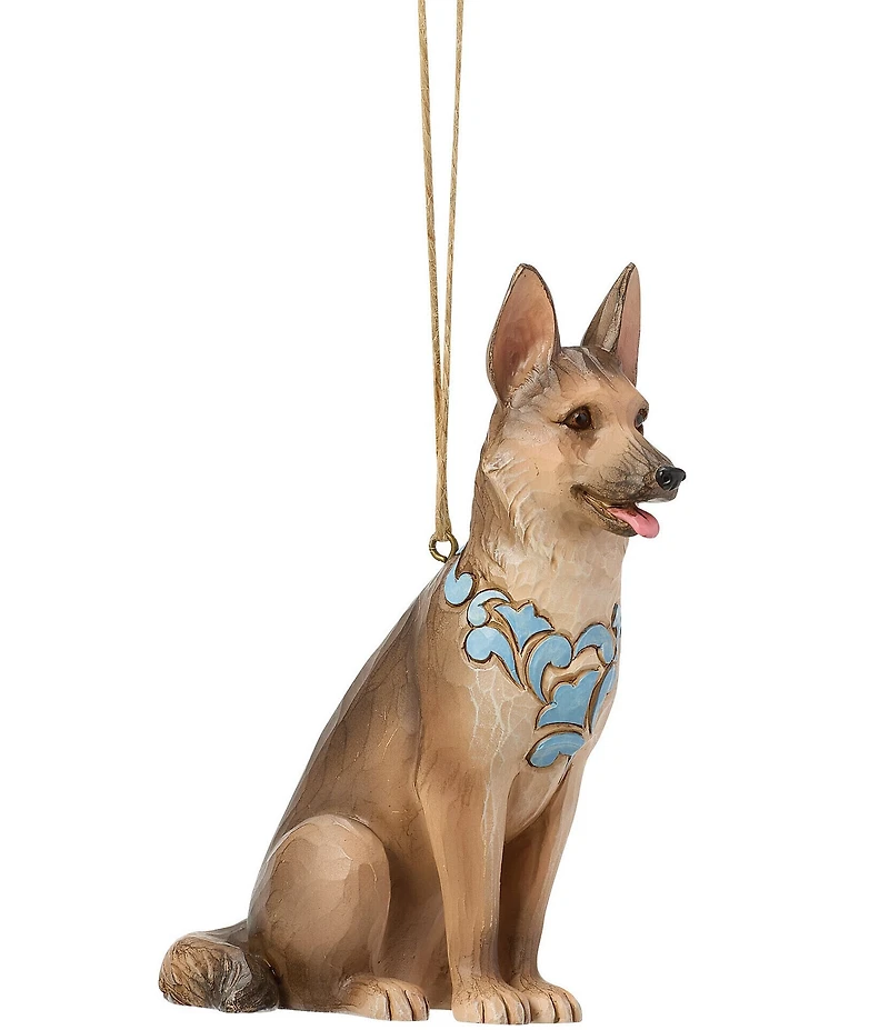 Jim Shore Heartwood Creek German Shepherd Dog Hanging Ornament