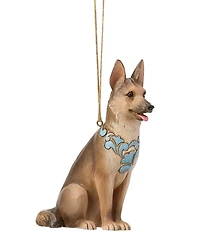 Jim Shore Heartwood Creek German Shepherd Dog Hanging Ornament