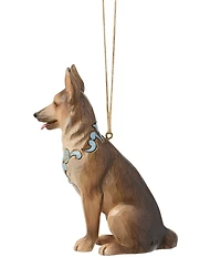 Jim Shore Heartwood Creek German Shepherd Dog Hanging Ornament