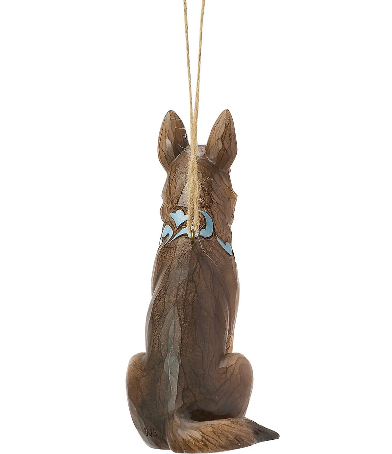 Jim Shore Heartwood Creek German Shepherd Dog Hanging Ornament