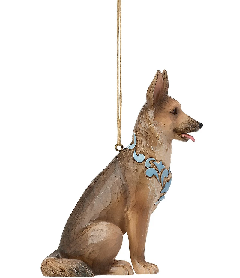 Jim Shore Heartwood Creek German Shepherd Dog Hanging Ornament