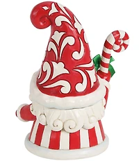 Jim Shore Heartwood Creek Gnome Holding Large Candy Cane Figurine