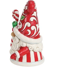 Jim Shore Heartwood Creek Gnome Holding Large Candy Cane Figurine