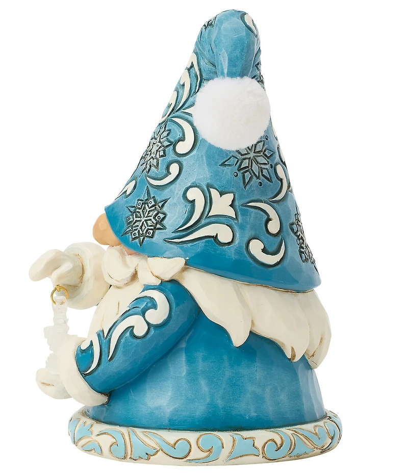 Jim Shore Heartwood Creek Gnome Holding Snowflake Figurine