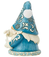 Jim Shore Heartwood Creek Gnome Holding Snowflake Figurine