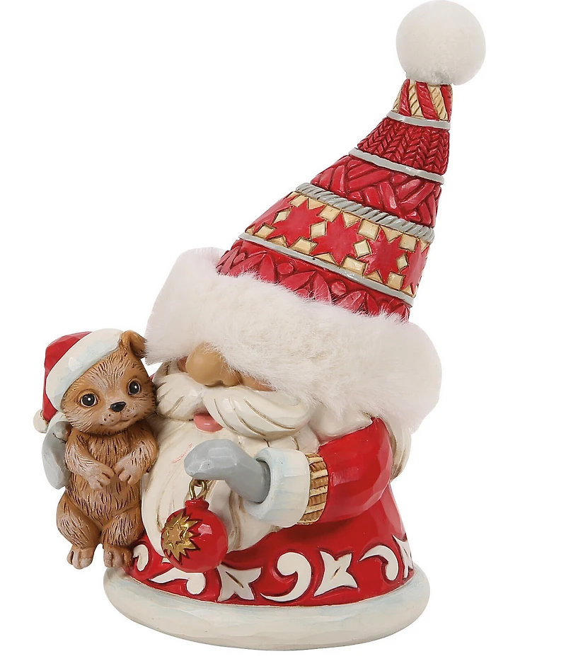 Jim Shore Heartwood Creek Gnome Hugging Cute Puppy Figurine