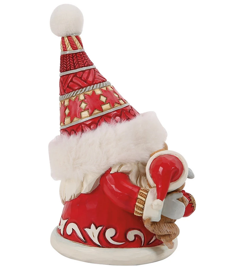 Jim Shore Heartwood Creek Gnome Hugging Cute Puppy Figurine