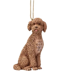 Jim Shore Heartwood Creek Golden Doodle Dog Hanging Ornament