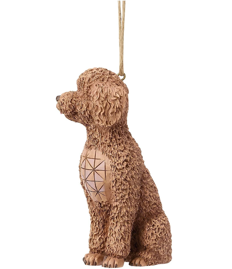 Jim Shore Heartwood Creek Golden Doodle Dog Hanging Ornament