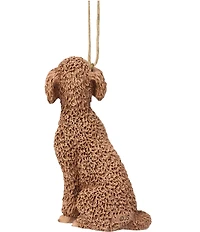 Jim Shore Heartwood Creek Golden Doodle Dog Hanging Ornament