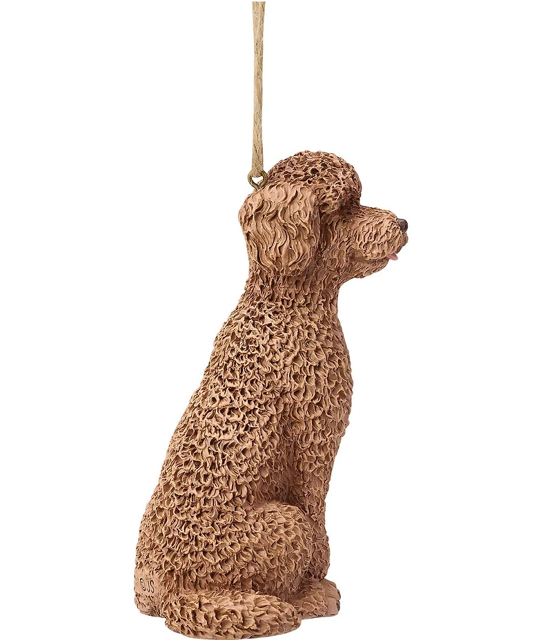 Jim Shore Heartwood Creek Golden Doodle Dog Hanging Ornament