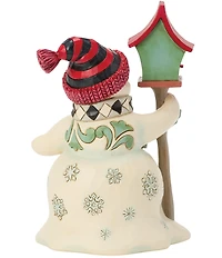 Jim Shore Heartwood Creek Highland Glen Snowman with Birdhouse Figurine