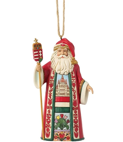 Jim Shore Heartwood Creek Hungarian Santa Hanging Ornament
