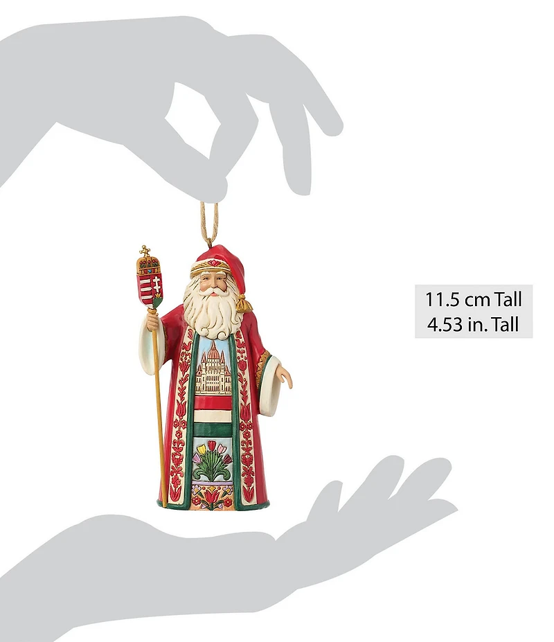 Jim Shore Heartwood Creek Hungarian Santa Hanging Ornament