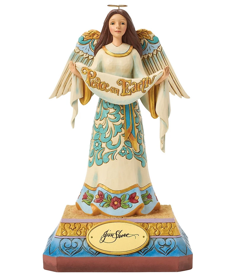 Jim Shore Heartwood Creek Peace On Earth Angel Figurine