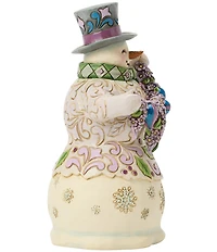 Jim Shore Heartwood Creek Purple Snowman Figurine