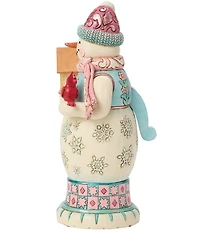 Jim Shore Heartwood Creek Royal Traditions Pastel Snowman Nutcracker Figurine