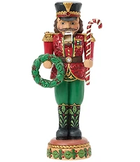 Jim Shore Heartwood Creek Royal Traditions Red and Green Toy Soldier Nutcracker Figurine