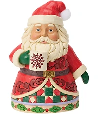 Jim Shore Heartwood Creek Santa Drinking Hot Cocoa Figurine