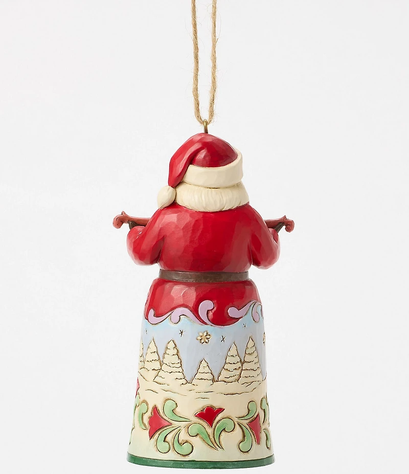 Jim Shore Heartwood Creek Santa I Heard The Bells on Christmas Day Ornament