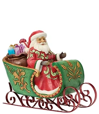 Jim Shore Heartwood Creek Santa Special Edition in Musical Sleigh Figurine