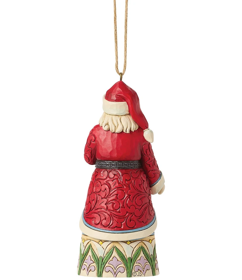 Jim Shore Heartwood Creek Santa What Child Is This Hanging Ornament