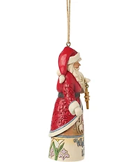 Jim Shore Heartwood Creek Santa What Child Is This Hanging Ornament
