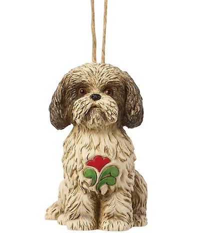 Jim Shore Heartwood Creek Shih Tzu Dog Hanging Ornament