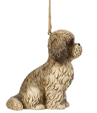 Jim Shore Heartwood Creek Shih Tzu Dog Hanging Ornament