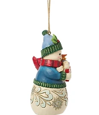 Jim Shore Heartwood Creek Snowman with Arms Full Hanging Ornament