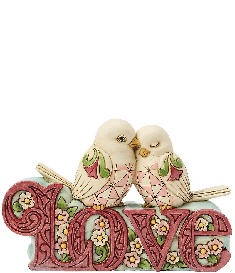 Jim Shore Heartwood Creek Tweethearts Love Birds Figurine