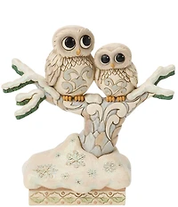 Jim Shore Heartwood Creek Woodland Owls On Branch Figurine
