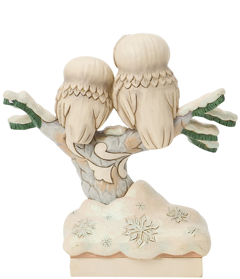 Jim Shore Heartwood Creek Woodland Owls On Branch Figurine
