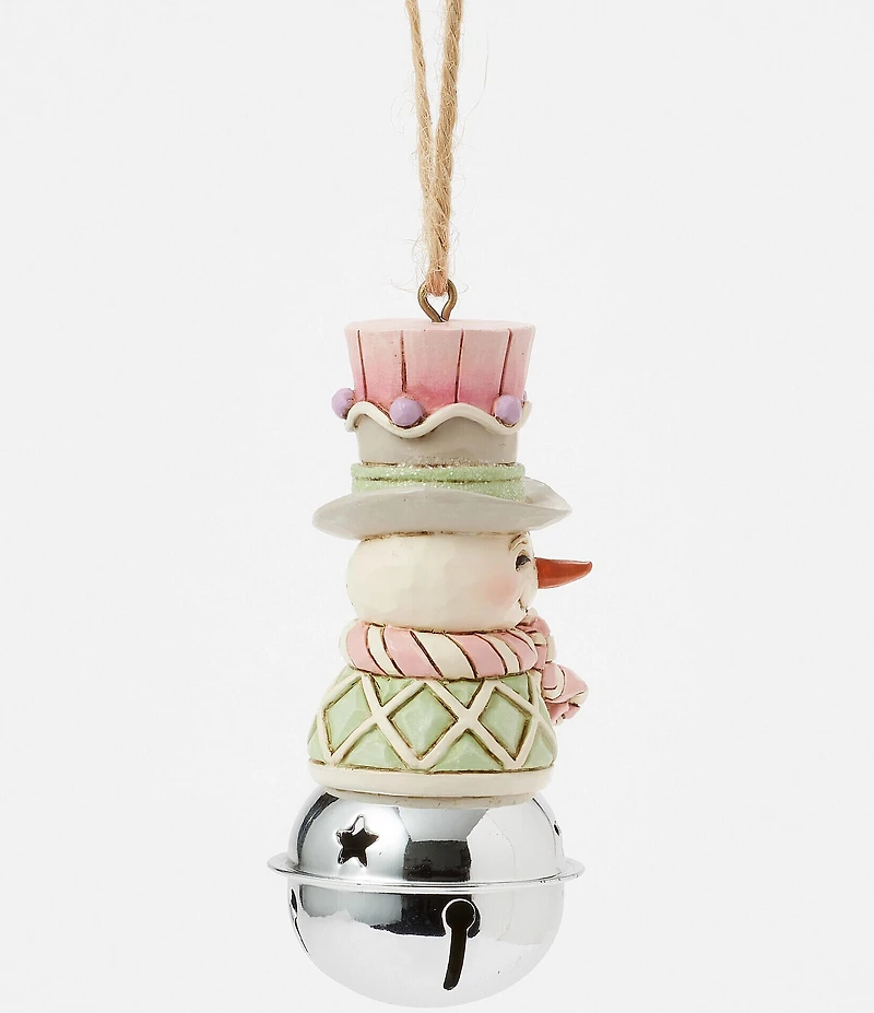 Jim Shore Heartwood Sweets Jingle Bell Snowman Ornament