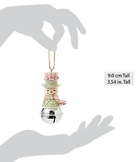 Jim Shore Heartwood Sweets Jingle Bell Snowman Ornament