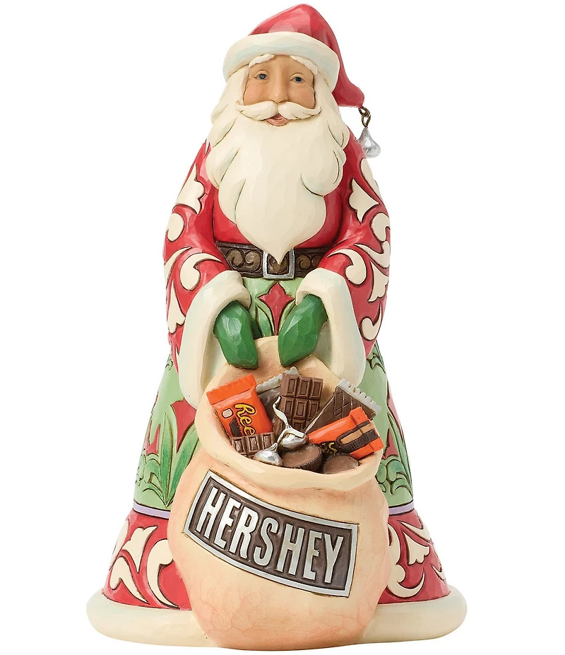 Jim Shore Hershey Collection Santa Candy Bag Figurine