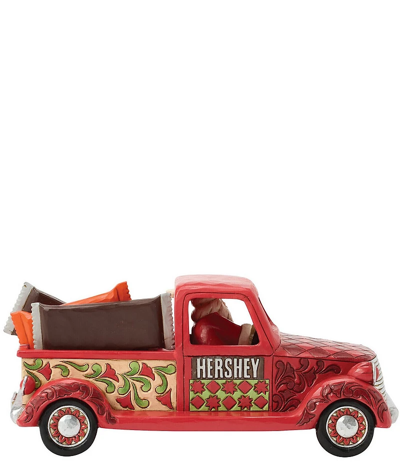 Jim Shore Hershey Collection Santa In Truck With Candy Figurine