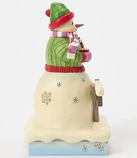 Jim Shore Hershey Collection Snowman with Hershey Sign Figurine