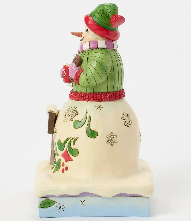 Jim Shore Hershey Collection Snowman with Hershey Sign Figurine