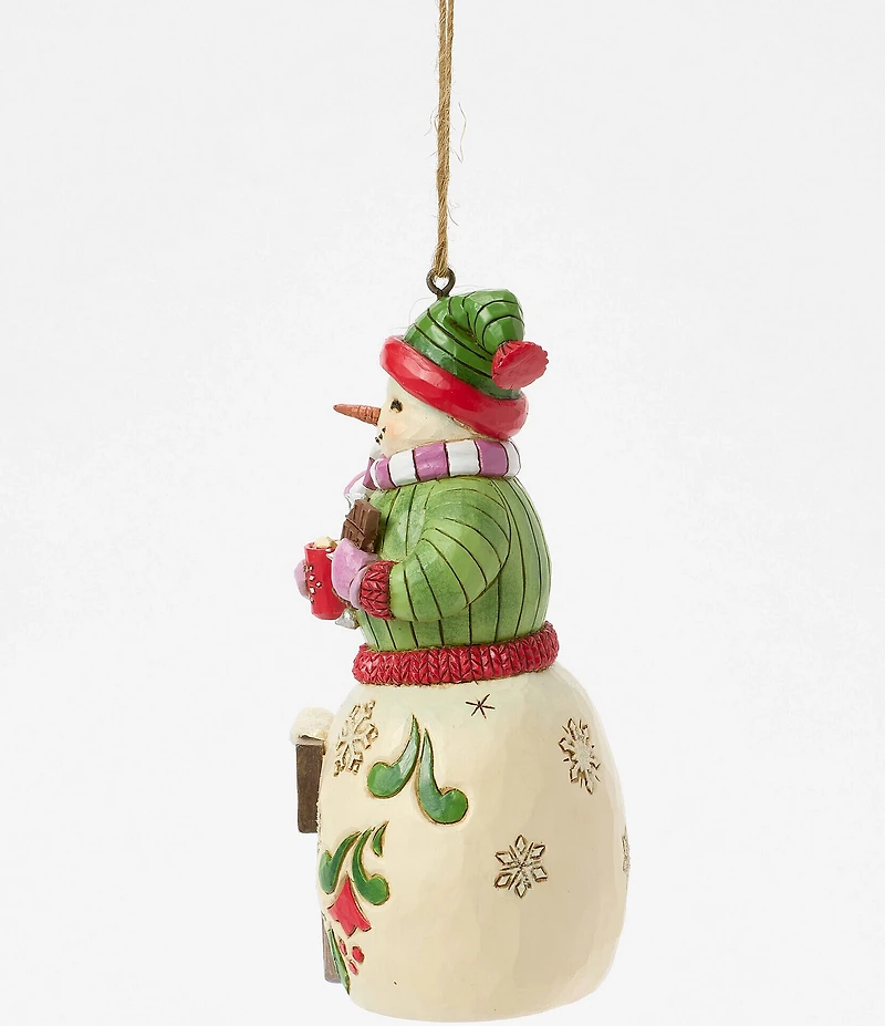 Jim Shore Hershey Collection Snowman with Hershey Sign Ornament