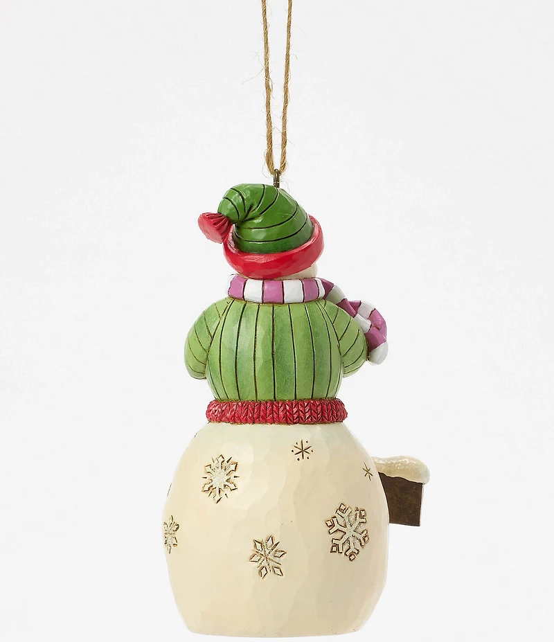 Jim Shore Hershey Collection Snowman with Hershey Sign Ornament