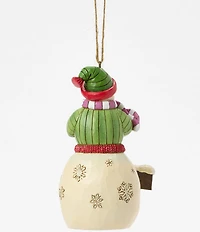 Jim Shore Hershey Collection Snowman with Hershey Sign Ornament
