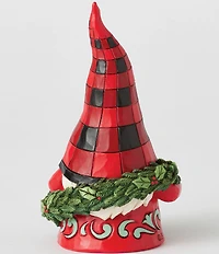 Jim Shore Highland Glen #double;Kiss-mas#double; Gnome with Wreath Figurine