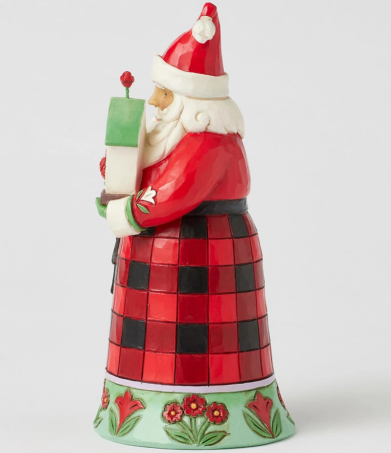 Jim Shore Highland Glen Santa Cardinals Christmas Figurine