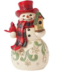 Jim Shore Highland Glen Snowman Hat Fig Figurine